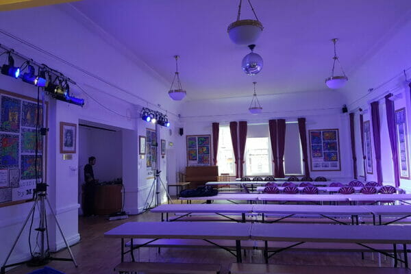 University College lighting hire